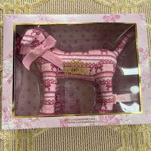 Pink love shack fancy dog new with box